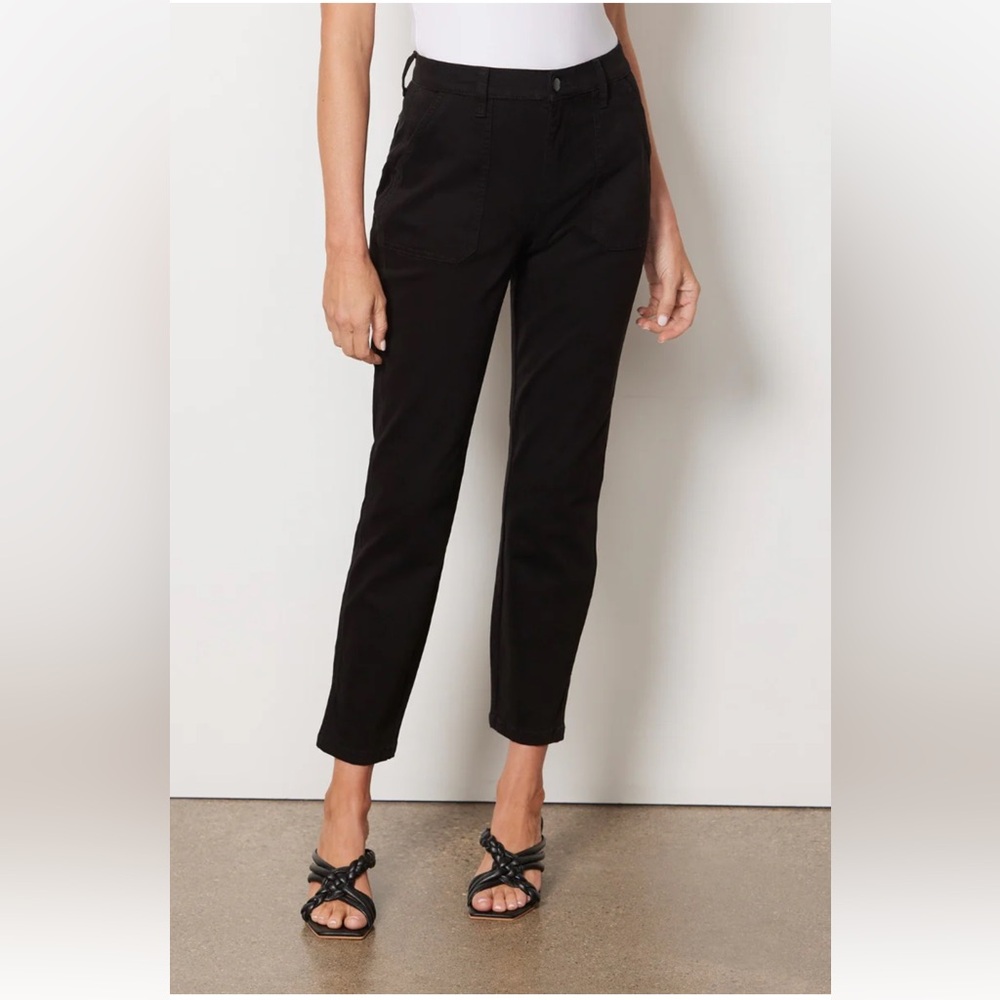 Evereve Payton Stretch Utility Ankle Slit Pants Size 28